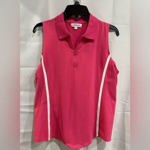Women's Pink Sleeveless Kinesis Top Size L NEW